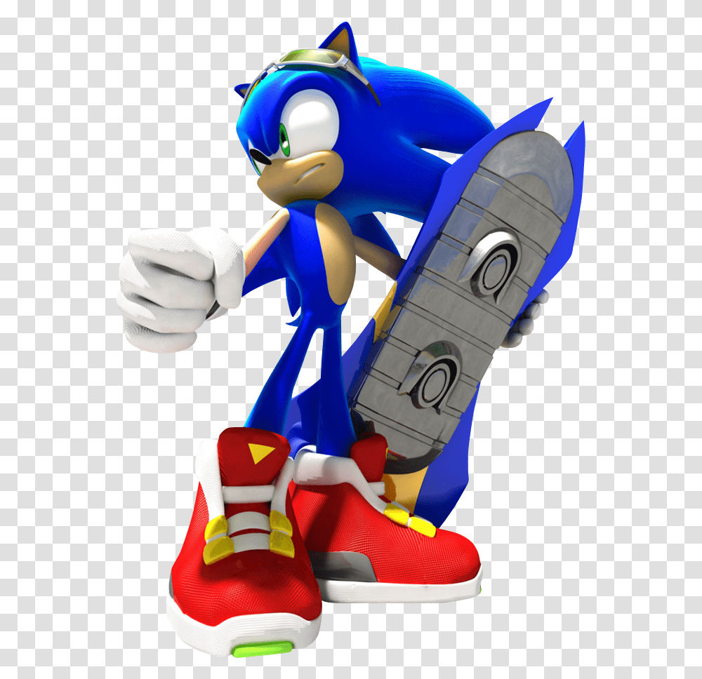 Sonic Riders Sonic Model Sonic In Sonic Riders, Toy, Hand, Robot, Inflatable Transparent Png