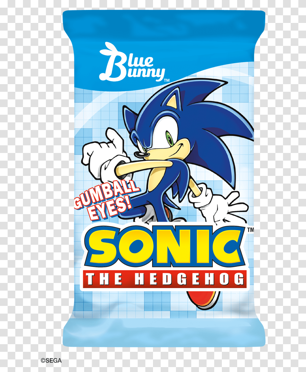 Sonic Ring Blue Bunny Sonic Ice Cream Bar, Poster, Advertisement, Flyer, Paper Transparent Png