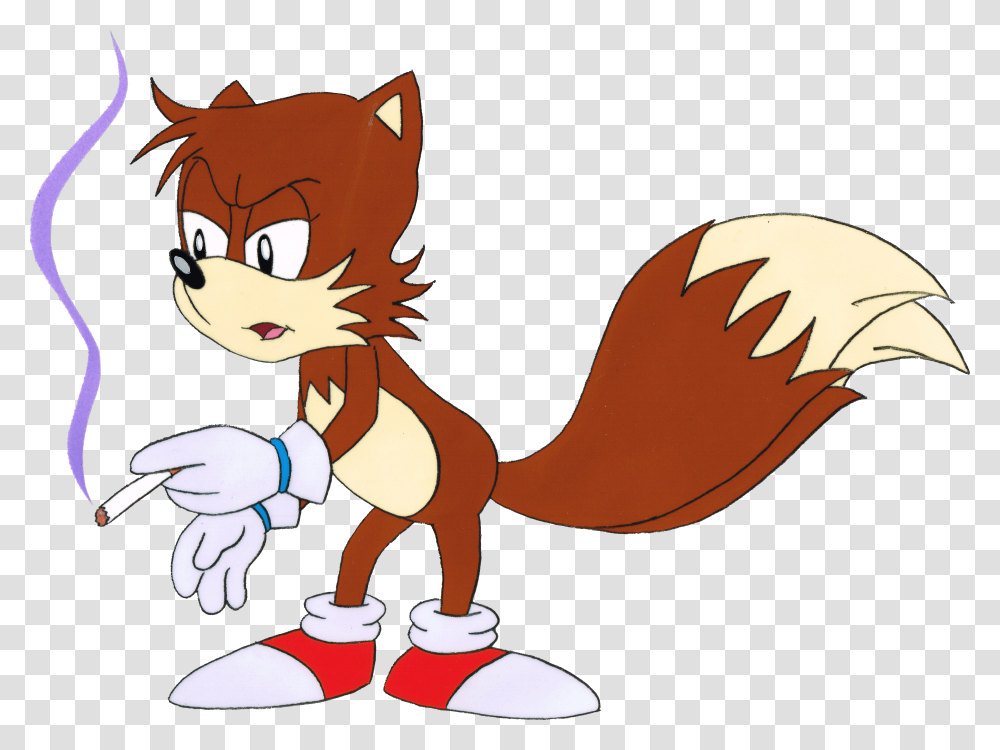 Sonic Says Tails Smoking Transparent Png