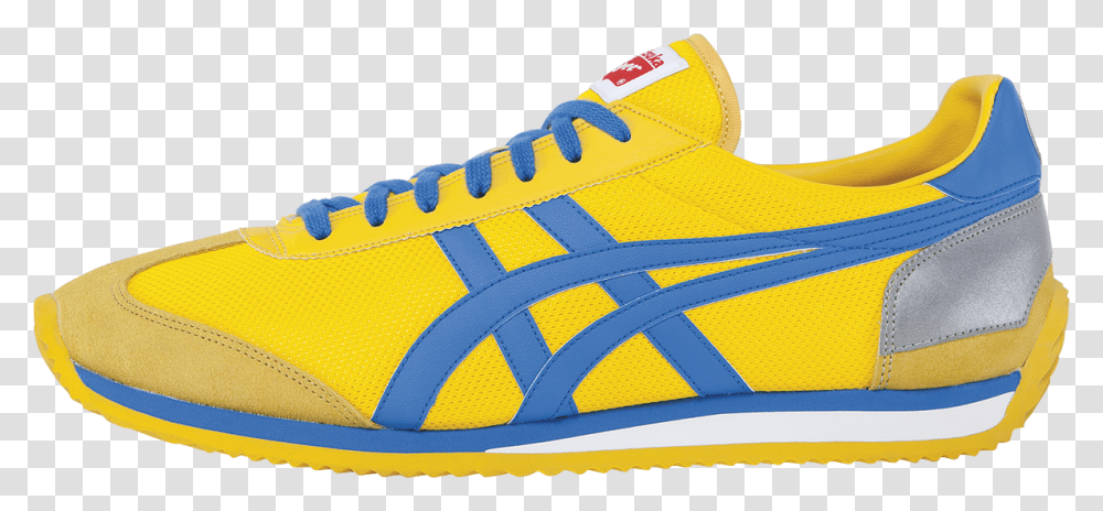 Sonic Shoes Asics Tiger Marathon Blue, Footwear, Apparel, Running Shoe Transparent Png