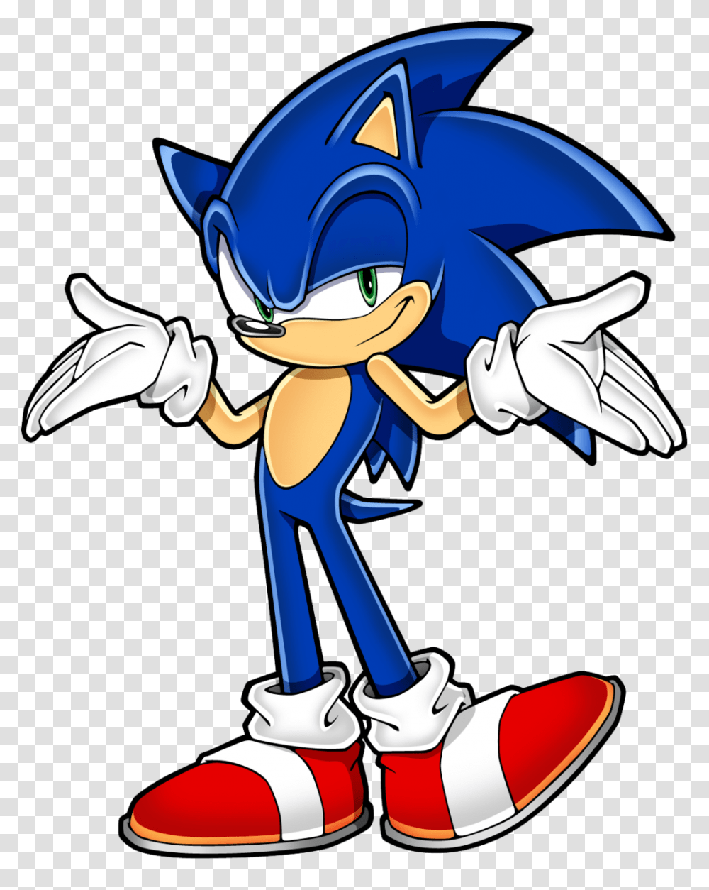 Sonic Shrugging Sonic The Hedgehog Know Your Meme, Figurine, Shoe, Footwear Transparent Png