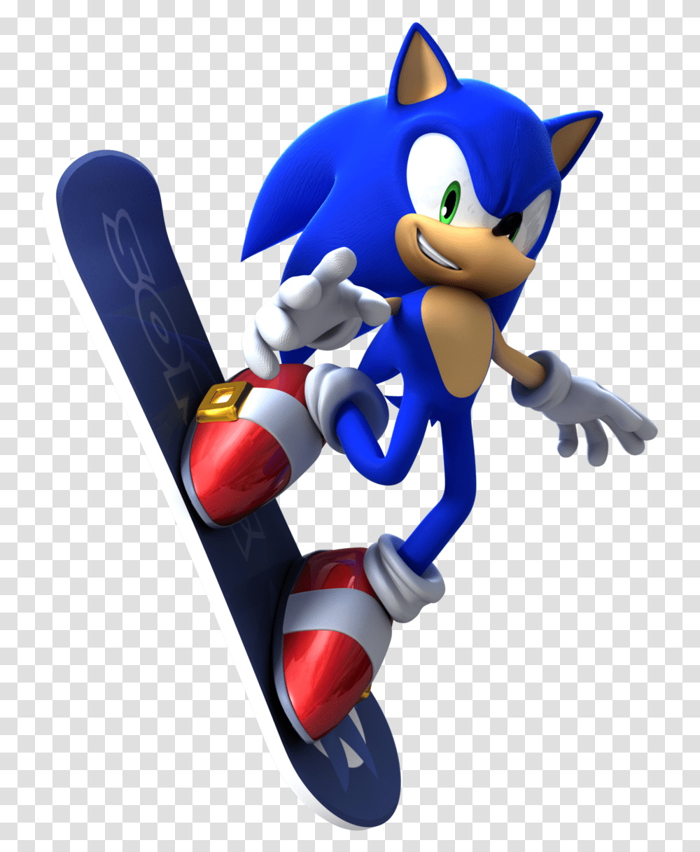 Sonic Snowboard Board Sonicriders Freetoedit Sonic Snowboard Transparent Png