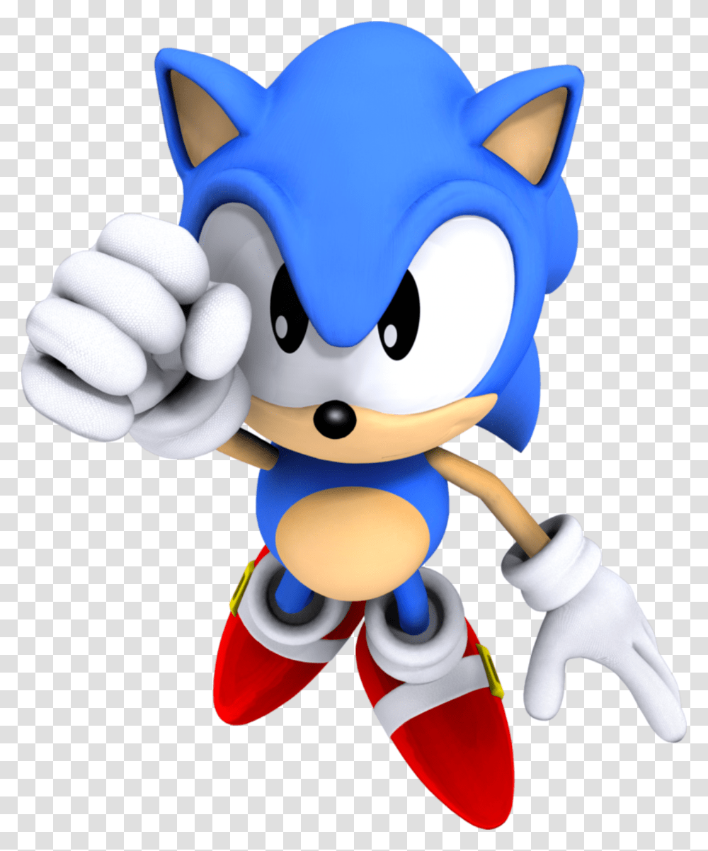 Sonic Sonic Clssico Imagens E Moldes Com Br Sonic 3d Blast Classic, Toy, Hand Transparent Png
