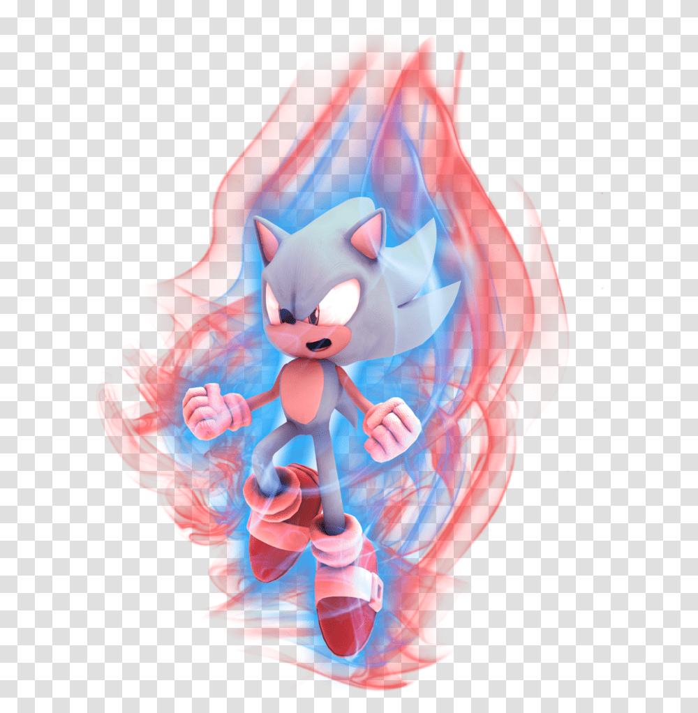 Sonic Super Saiyan Blue, Pattern, Fire Transparent Png