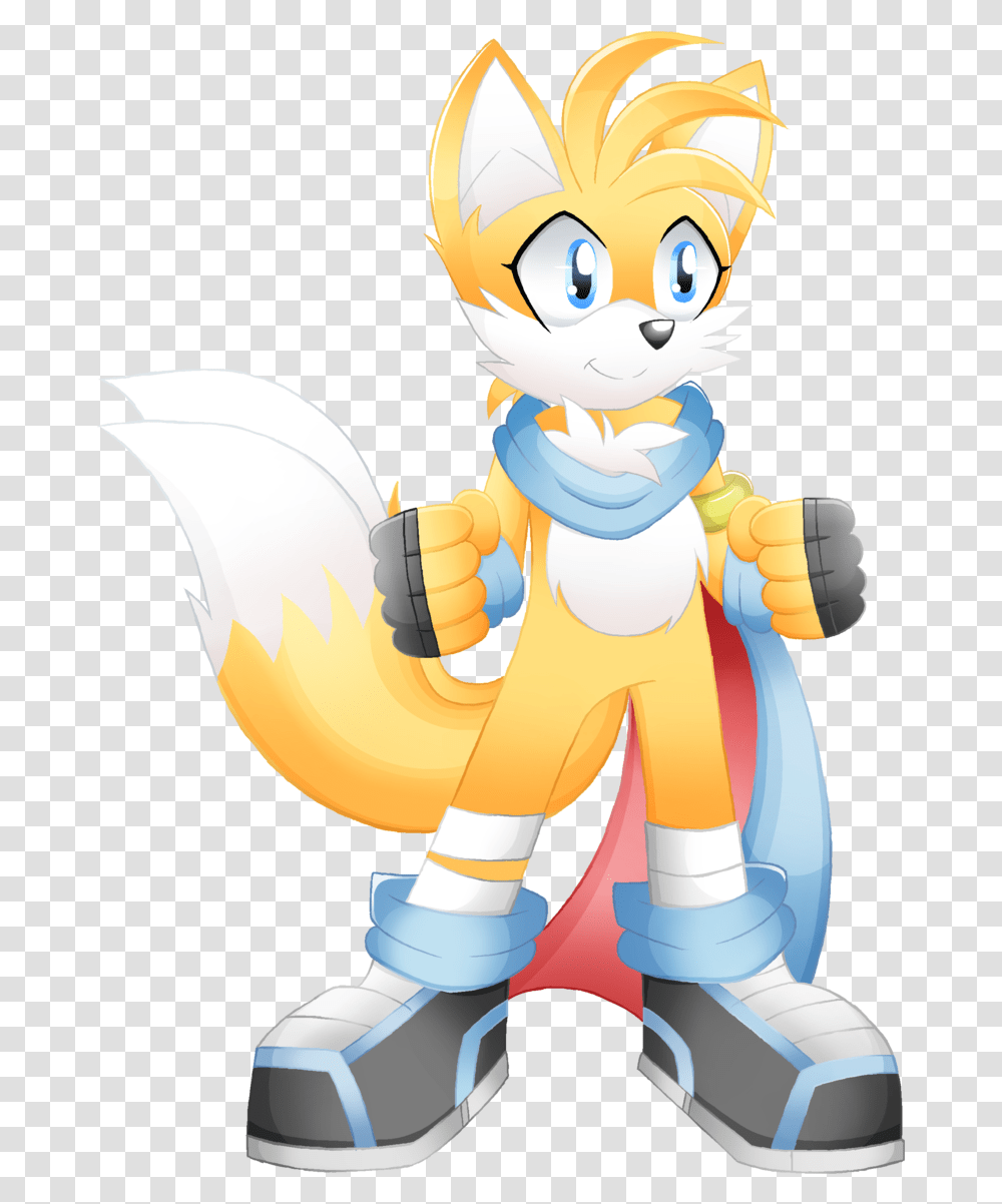 Sonic Tails Blue Scarf, Toy, Comics, Book Transparent Png