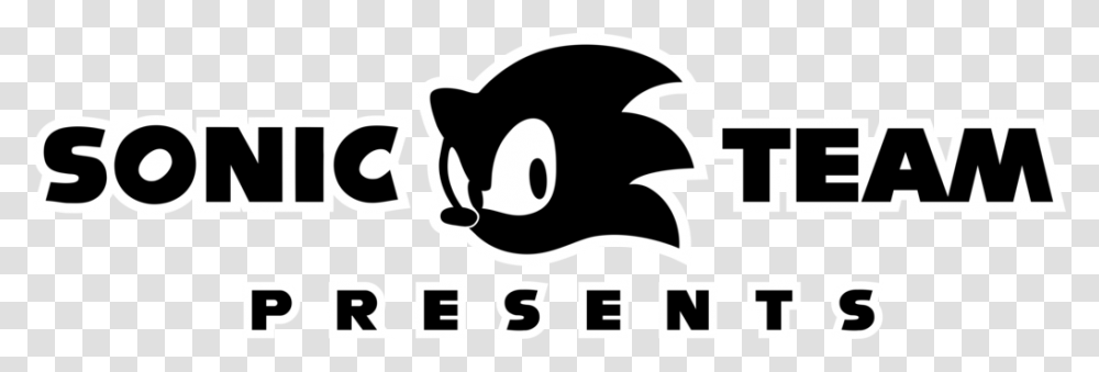 Sonic Team Logo Download Sonic Team Logo, Label, Stencil, Sticker Transparent Png