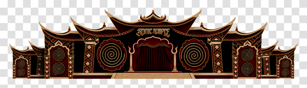 Sonic Temple Footer Art Stage, Interior Design, Indoors, Leisure Activities, Room Transparent Png