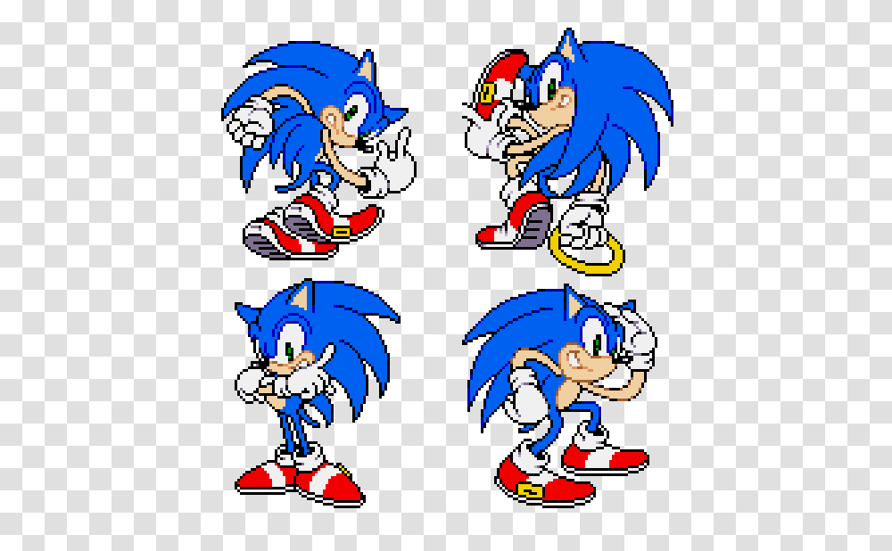 Sonic The Hedgeblog On Twitter Menu Sprites From Sonic Pocket, Dragon, Comics, Book Transparent Png