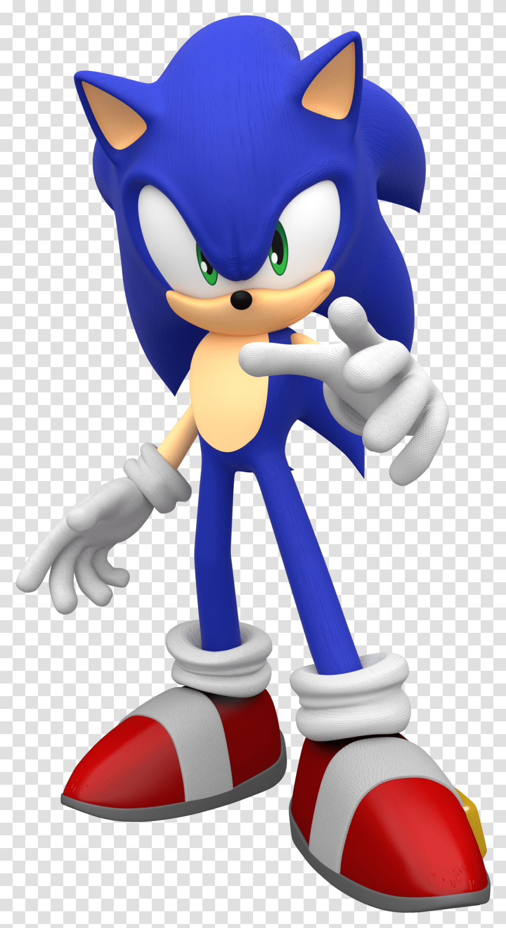Sonic The Hedgehog 2006 Pose By Mintenndo, Toy, Figurine, Super Mario Transparent Png