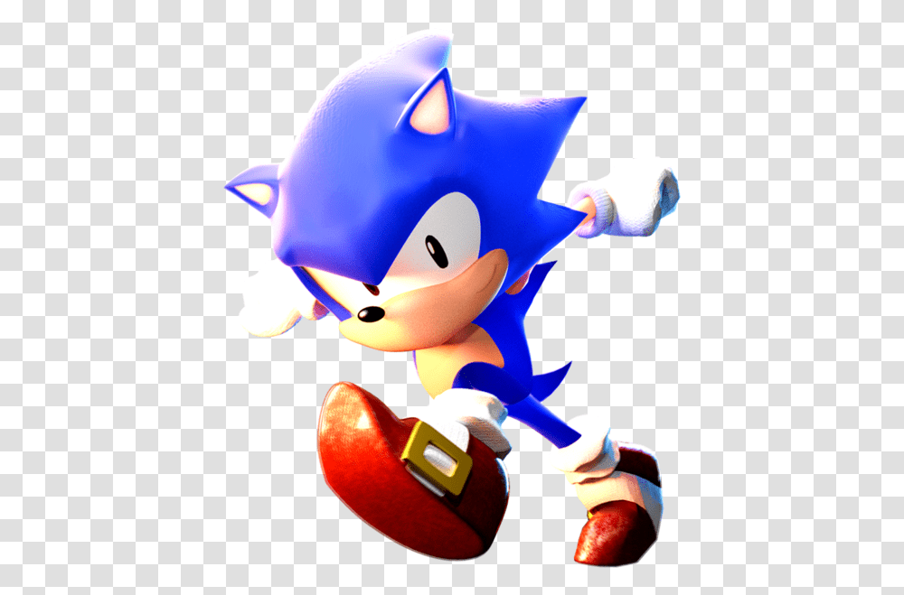 Sonic The Hedgehog 3d Renderim Really Proud Of How Cartoon, Toy, Figurine, Super Mario, Plush Transparent Png