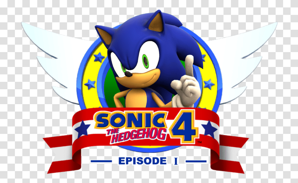 Sonic The Hedgehog 4 Episode 1 Logo, Crowd, Toy, Advertisement, Carnival Transparent Png