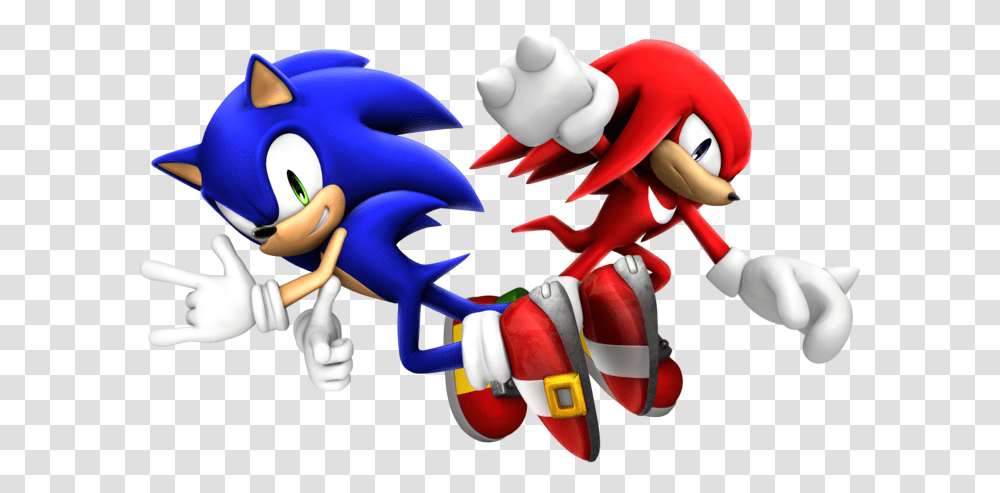 Sonic The Hedgehog And Knuckles, Toy, Super Mario Transparent Png