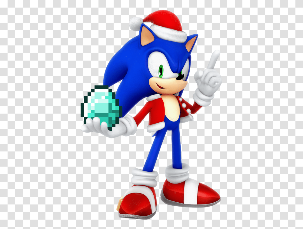 Sonic The Hedgehog Christmas Render, Toy, Super Mario, Elf, Mascot Transparent Png