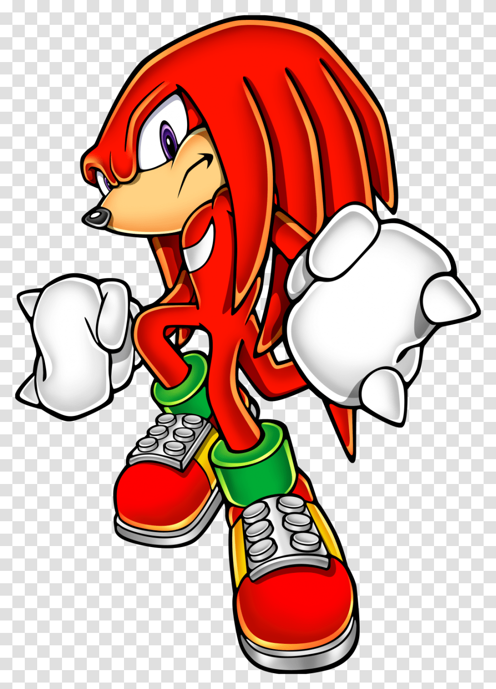 Sonic The Hedgehog Clipart Knuckles The Echidna, Apparel, Hand, Dynamite Transparent Png
