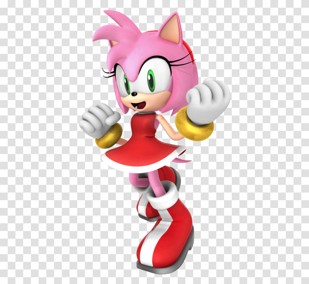 Sonic The Hedgehog Clipart Red Amy Rose 3d, Performer, Toy, Hand, Clown Transparent Png