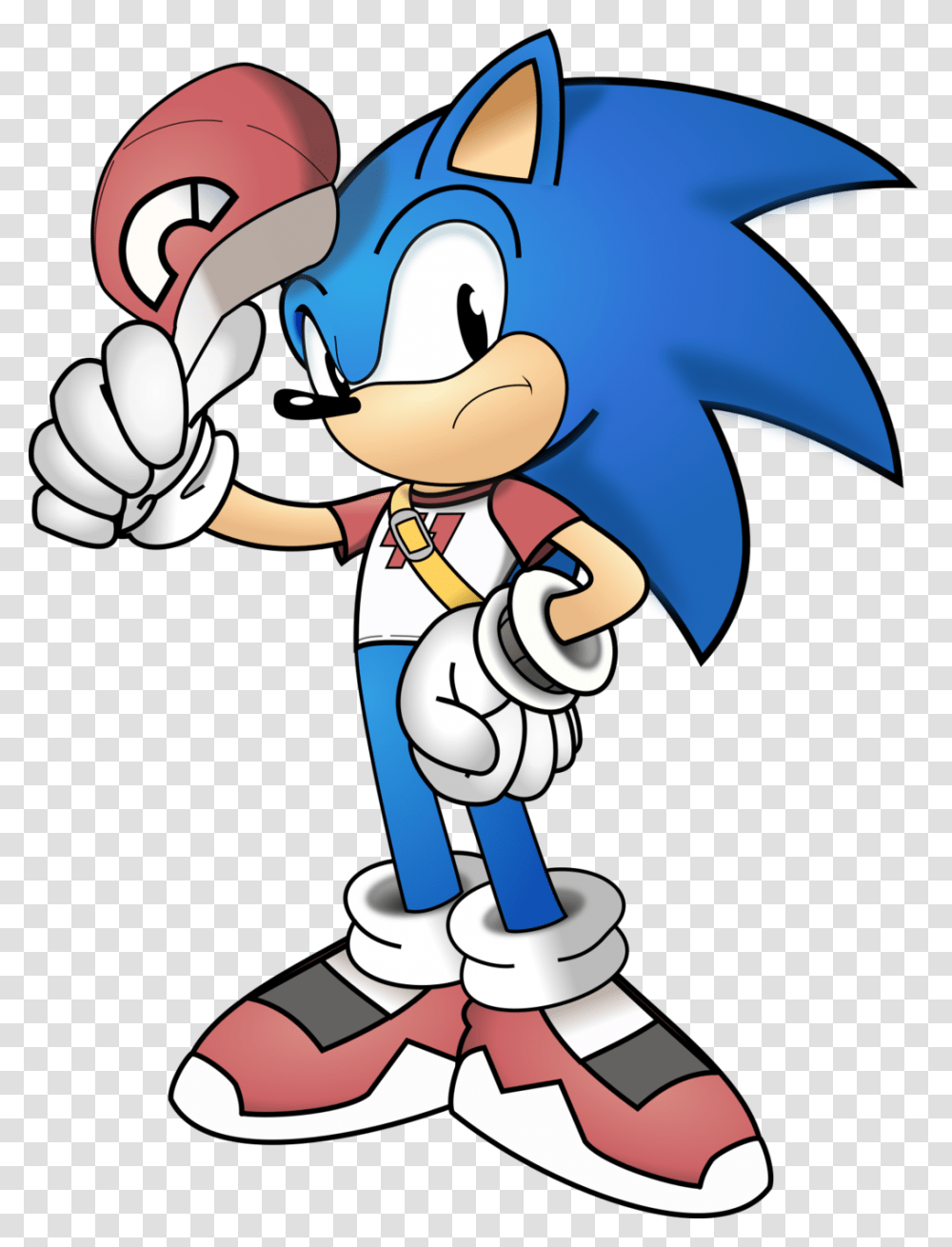 Sonic The Hedgehog Clipart Red Old Version Of Sonic, Hand, Book, Performer Transparent Png