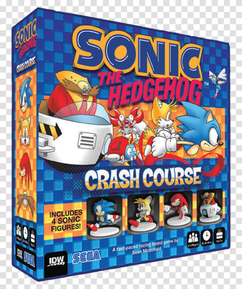Sonic The Hedgehog Crash Course, Super Mario, Poster, Advertisement Transparent Png