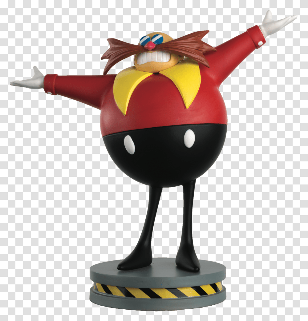 Sonic The Hedgehog Figurine Collection From Eaglemoss Goes Retro Classic Sonic And Eggman, Toy, Glass, Bird, Animal Transparent Png