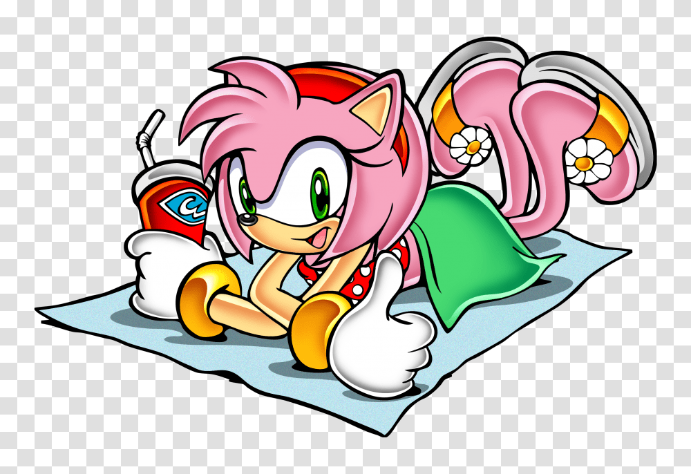 Sonic The Hedgehog Franchise Tv Tropes Art Amy Rose Sonic Adventure, Graphics, Drawing, Doodle, Food Transparent Png