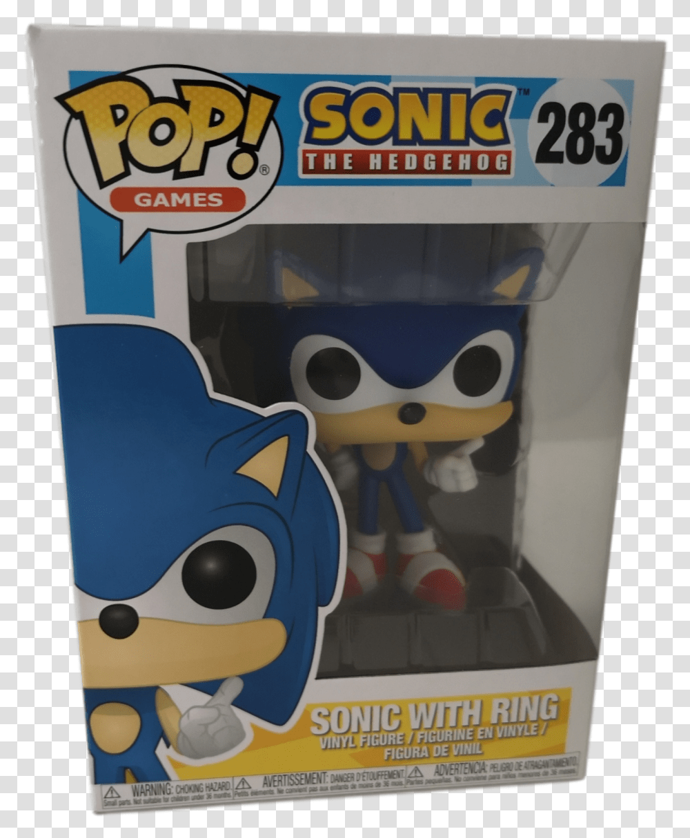 Sonic The Hedgehog Funko Pop Fluffy Universal Studios, Arcade Game Machine, Toy, PEZ Dispenser Transparent Png