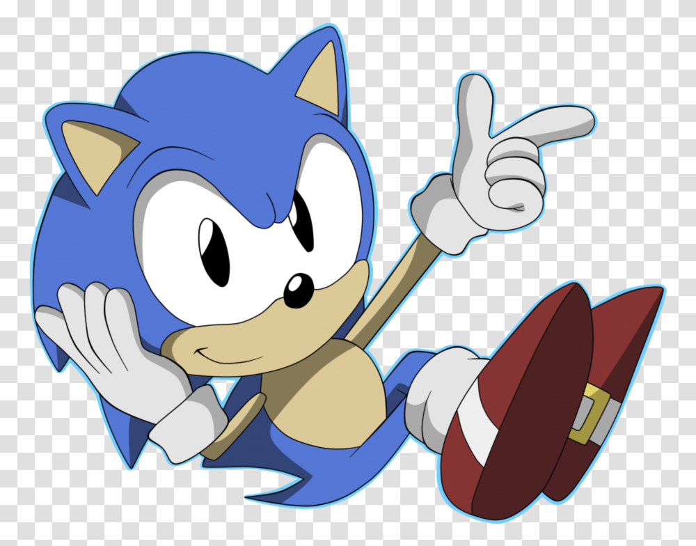Sonic The Hedgehog, Drawing, Doodle Transparent Png