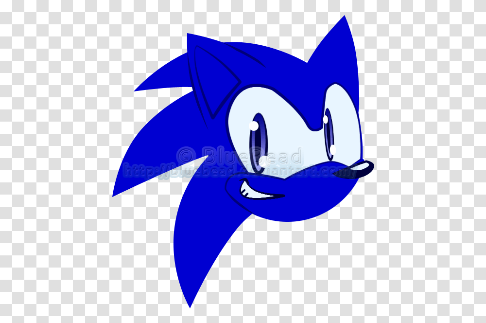 Sonic The Hedgehog Head Icon, Sea Life, Animal, Plant Transparent Png