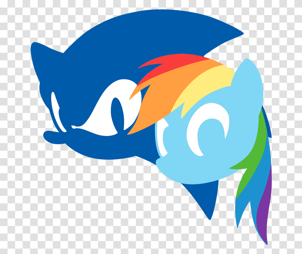 Sonic The Hedgehog Head Icon Sonic And Rainbow Dash Icon, Advertisement, Poster Transparent Png
