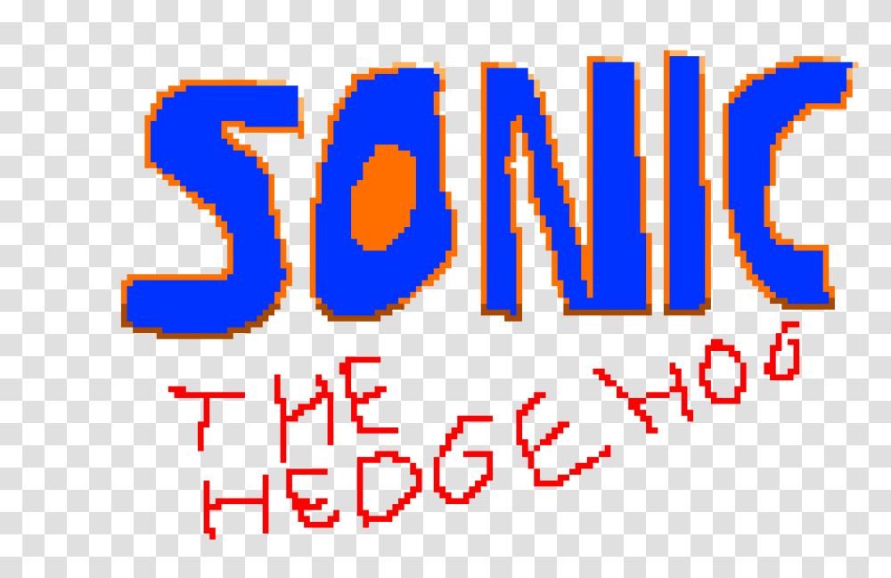 Sonic The Hedgehog Logo Pixel Art Maker, Number, Urban Transparent Png