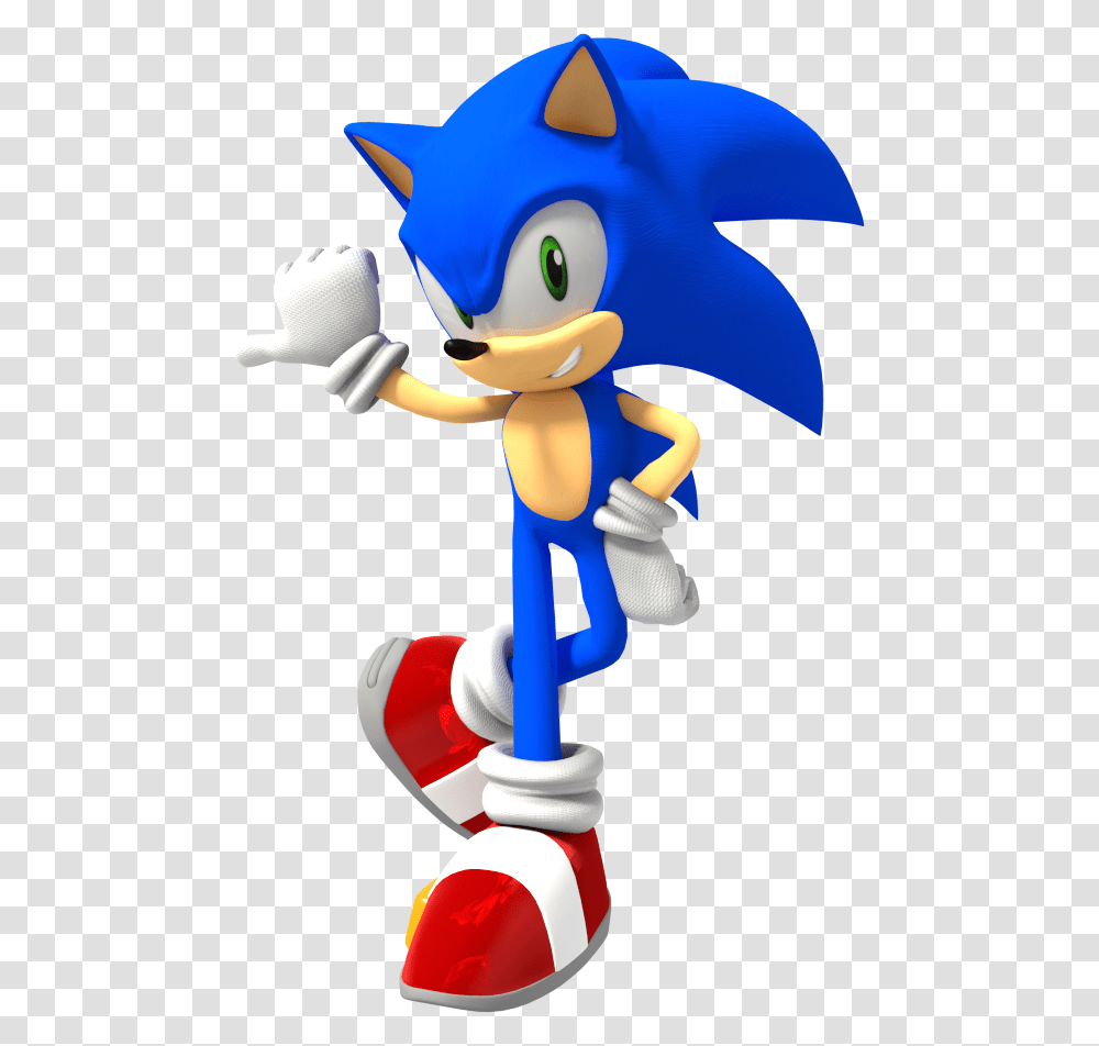 Sonic The Hedgehog Pack Sonic 3 Render Sonic, Toy, Figurine, Mascot Transparent Png