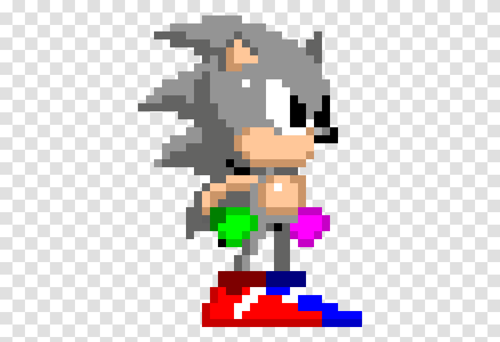 Sonic The Hedgehog Pixel, Rug, Poster Transparent Png