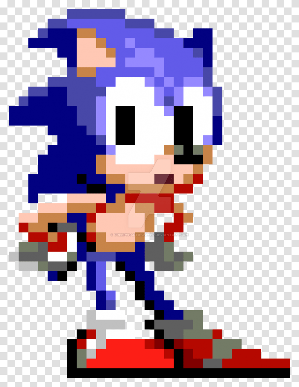 Sonic The Hedgehog Pixelart, Rug, Poster, Advertisement Transparent Png