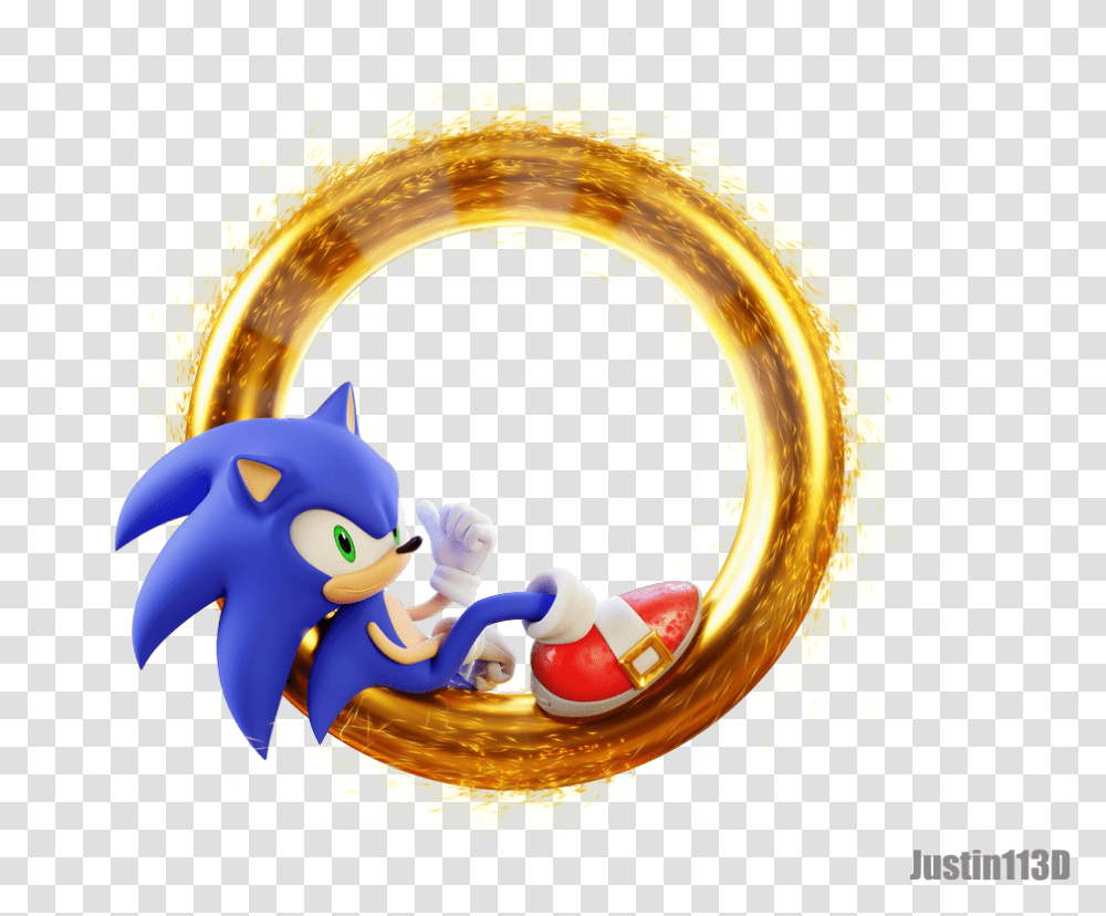 Sonic The Hedgehog Ring, Drawing, Floral Design Transparent Png