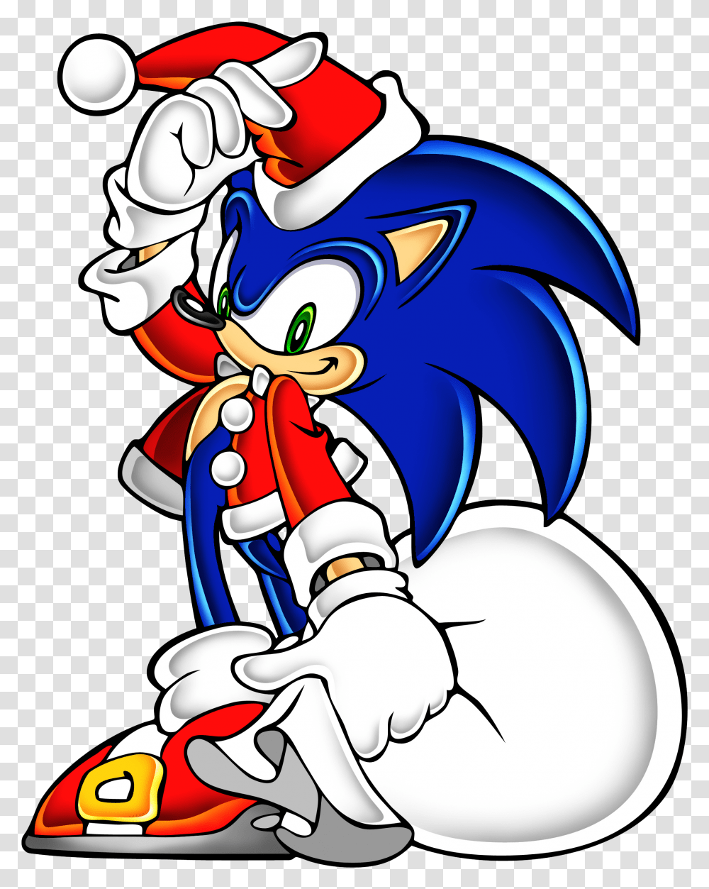 Sonic The Hedgehog Santa, Performer Transparent Png