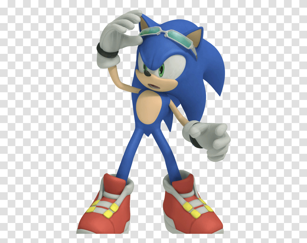 Sonic The Hedgehog Sonic Free Riders, Toy, Figurine, Apparel Transparent Png