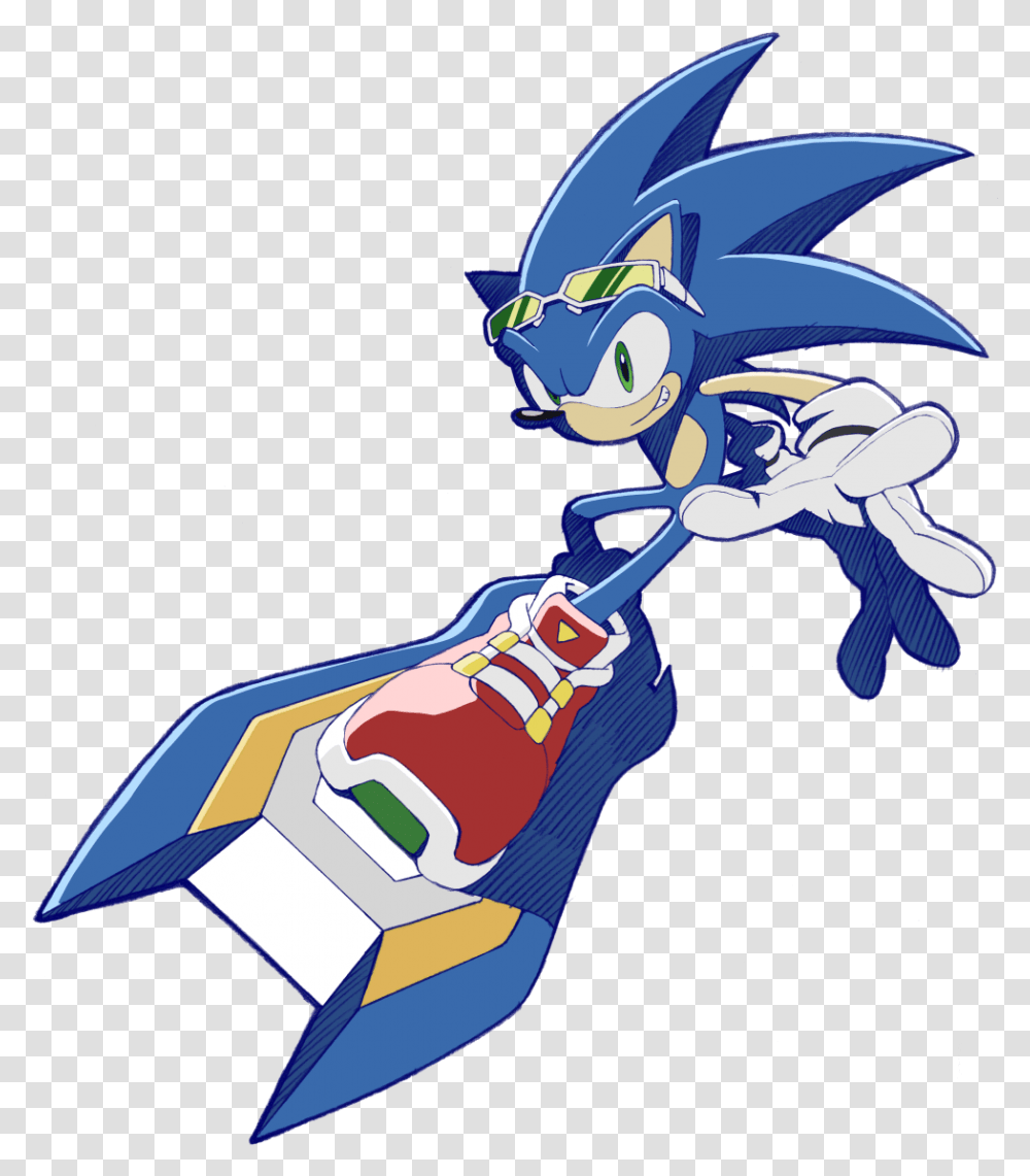 Sonic The Hedgehog Sonic Riders, Statue, Sculpture Transparent Png