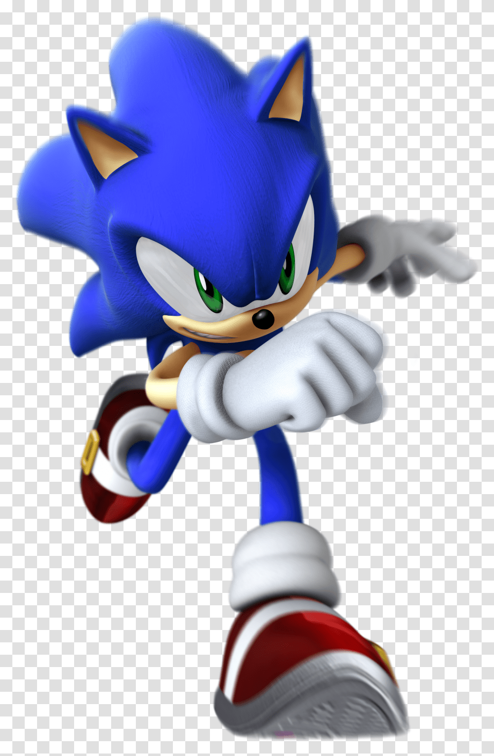 Sonic The Hedgehog Sonic, Toy, Figurine, Super Mario, Hand Transparent Png