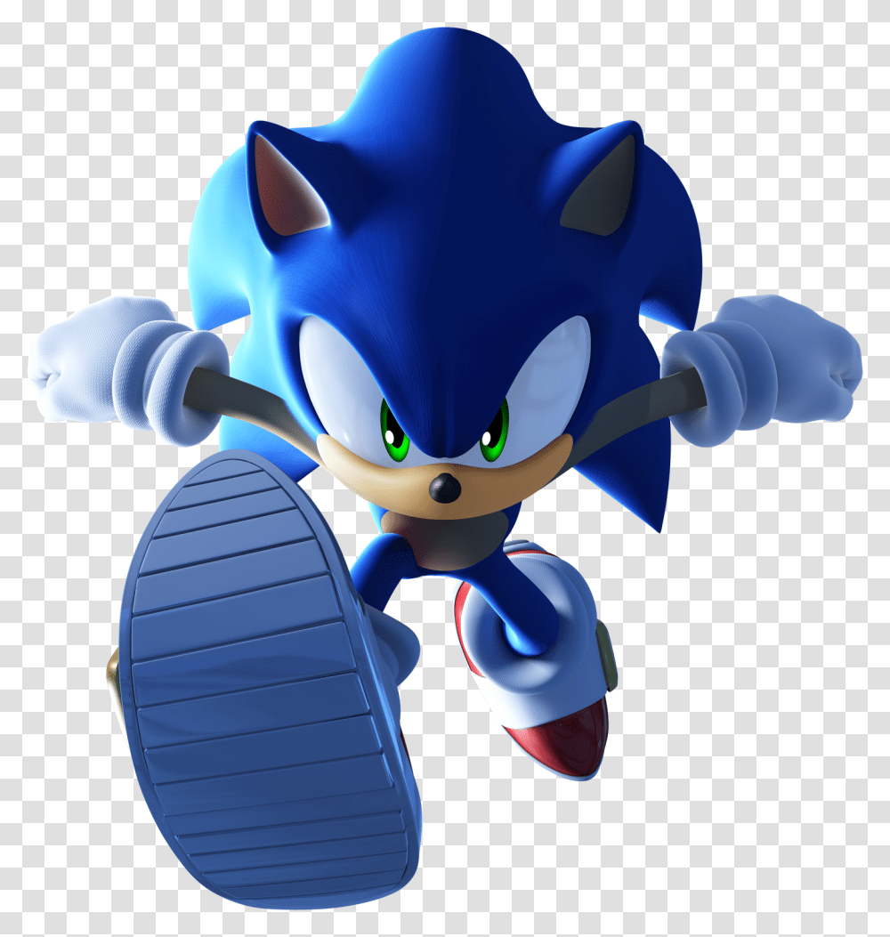 Sonic The Hedgehog Sonic Unleashed Sonic Running, Toy, Tire, Car, Vehicle Transparent Png