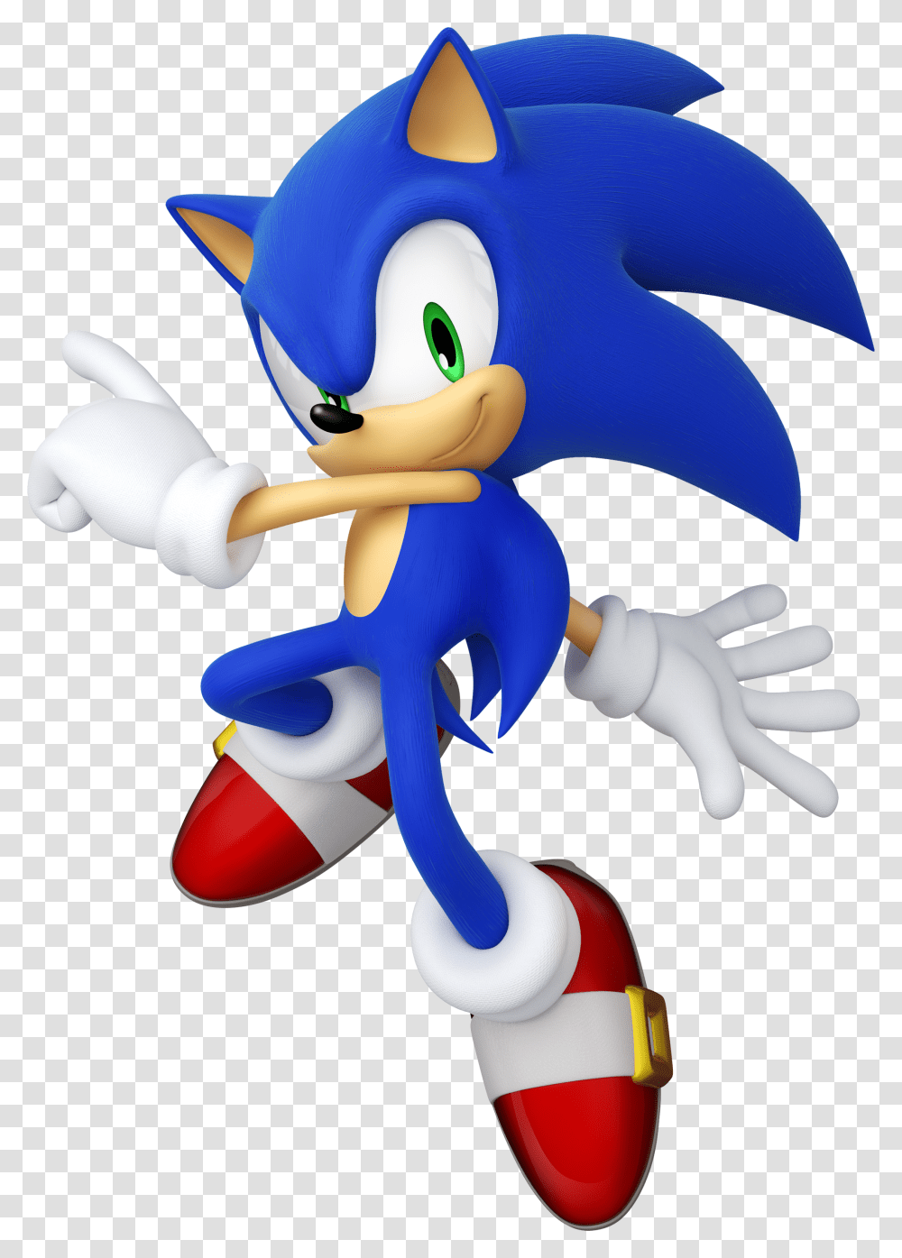 Sonic The Hedgehog With Ring, Toy, Super Mario, Figurine, Inflatable Transparent Png