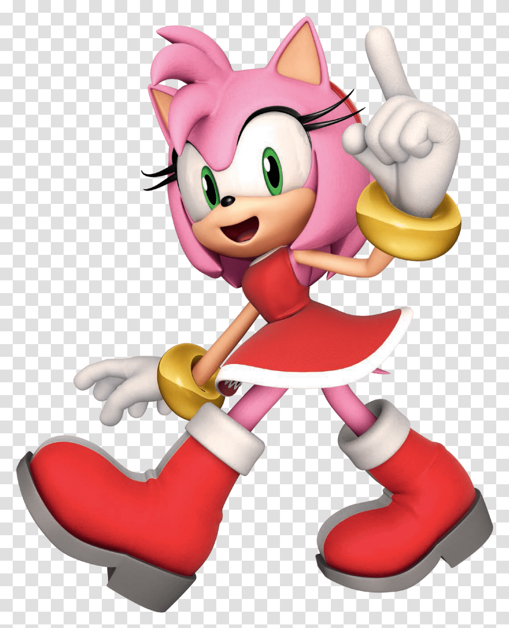 Sonic Universe Amy Rose, Toy, Super Mario, Doll, Figurine Transparent Png