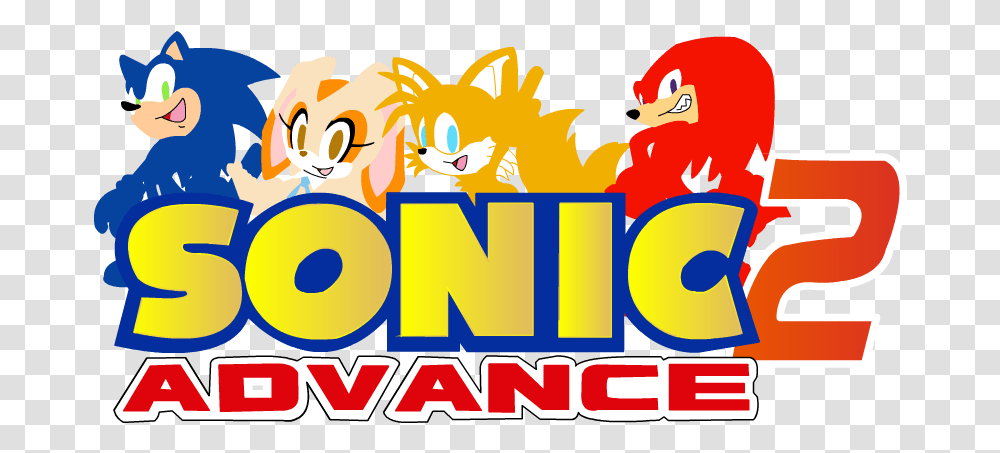 Sonic Video Game Title Logos Sonic Advance 2 Logo, Word, Crowd, Text, Vacation Transparent Png