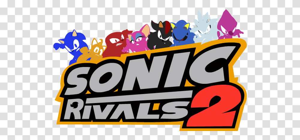 Sonic Video Game Title Logos Sonic Rivals 2 Logo, Poster, Advertisement, Crowd, Text Transparent Png