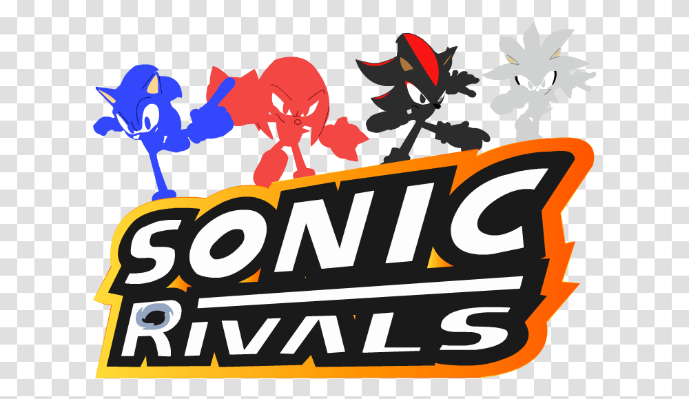 Sonic Video Game Title Logos Sonic Rivals Logo, Advertisement, Text, Poster, Label Transparent Png