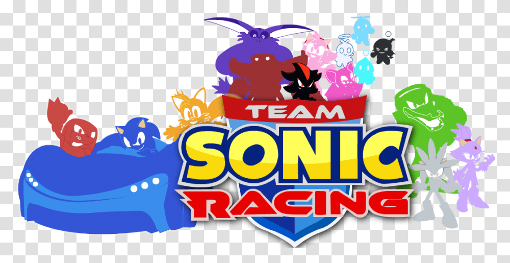 Sonic Video Game Title Logos Team Sonic Racing Sonic Logo, Amusement Park, Theme Park, Roller Coaster, Advertisement Transparent Png