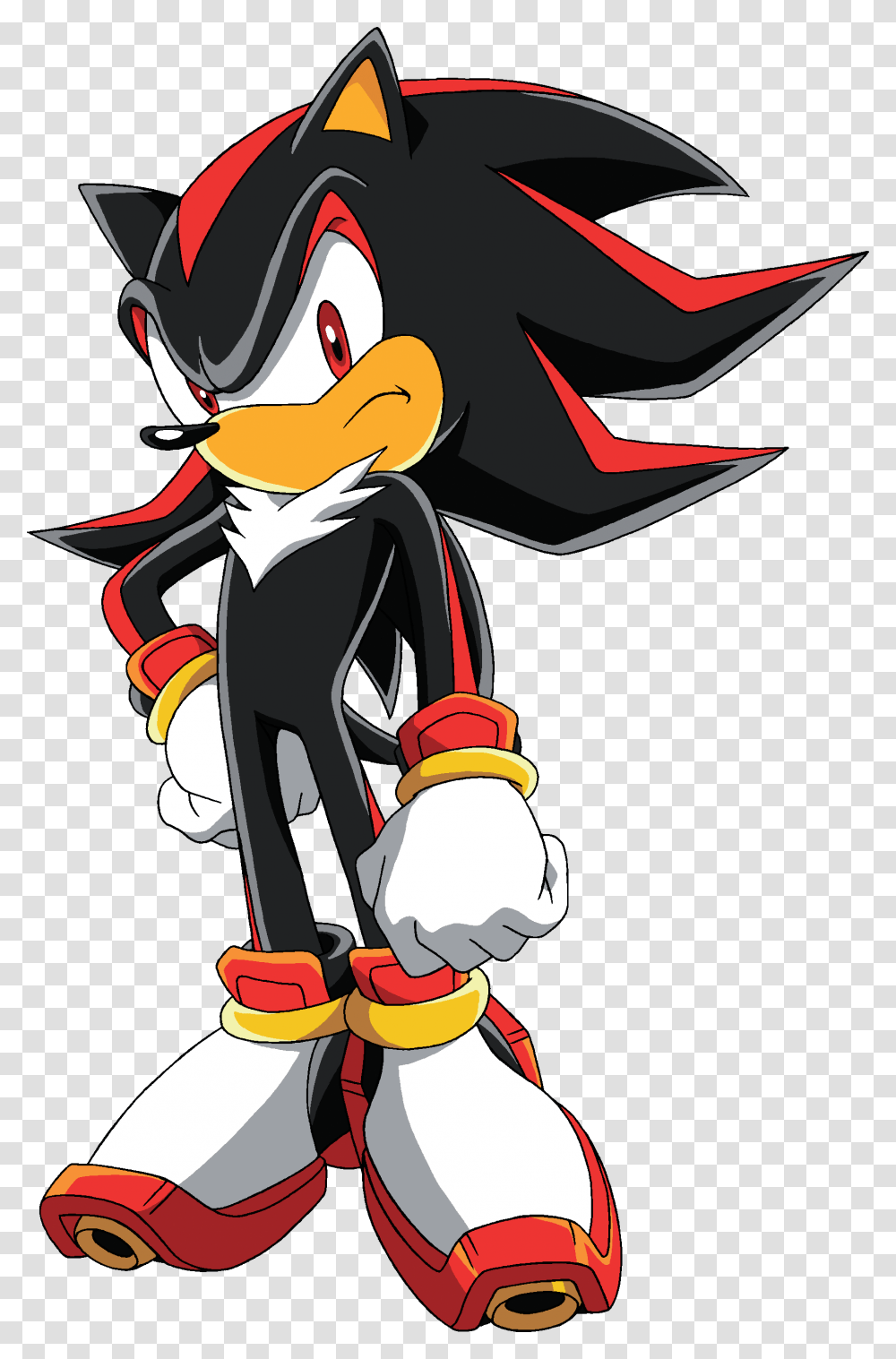 Sonic X Signature Pose Shadow The Hedgehog Sonic X, Magician, Performer, Doodle Transparent Png
