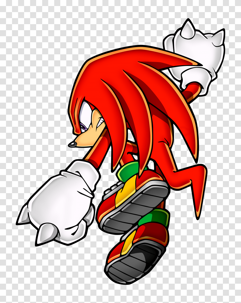 Sonicchannel Knuckles Nocircle Transparent Png