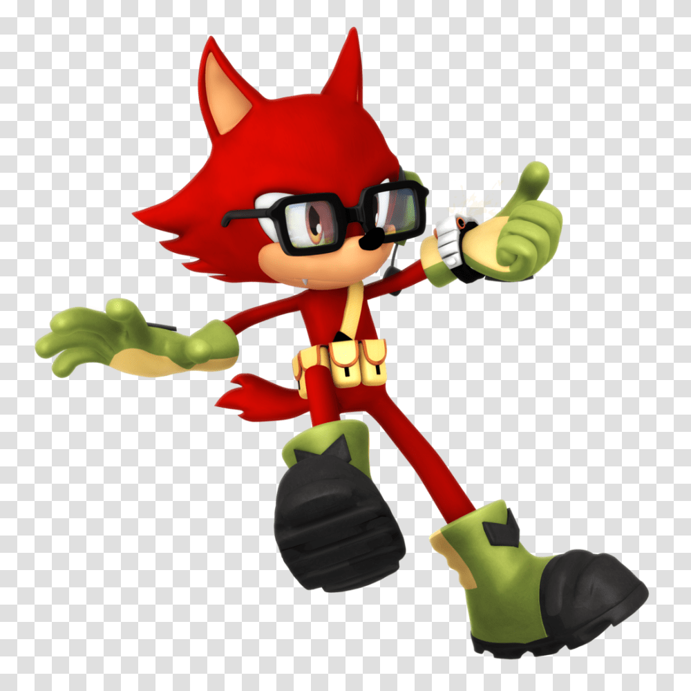 Sonicforces Sonicforcescharacter Rookie Sonicforcescust, Toy, Figurine Transparent Png