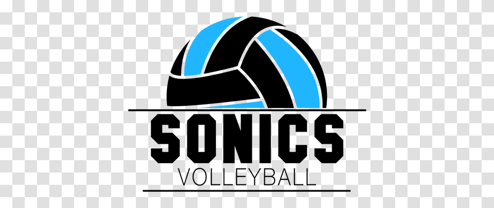Sonics Logo Sonics Volleyball Logo, Team Sport, Helmet, Hat Transparent Png