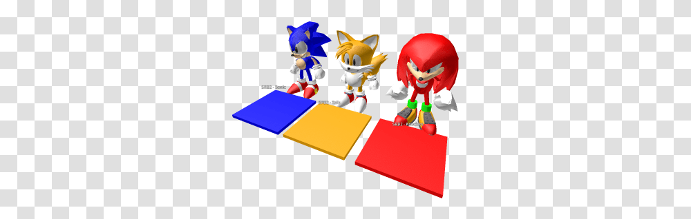 Sonictails And Knuckles Roblox Cartoon, Super Mario, Figurine Transparent Png
