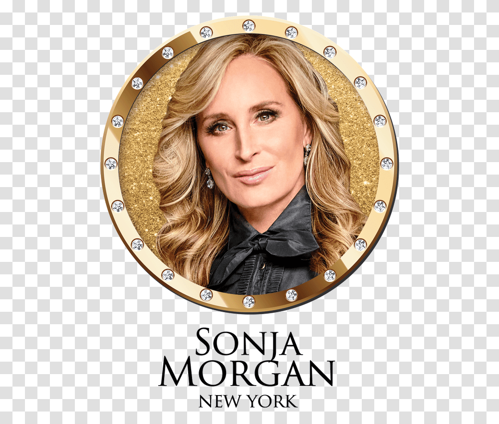Sonja Morgan Headshot Sonja Morgan Bravo, Person, Human, Gold, Coin Transparent Png