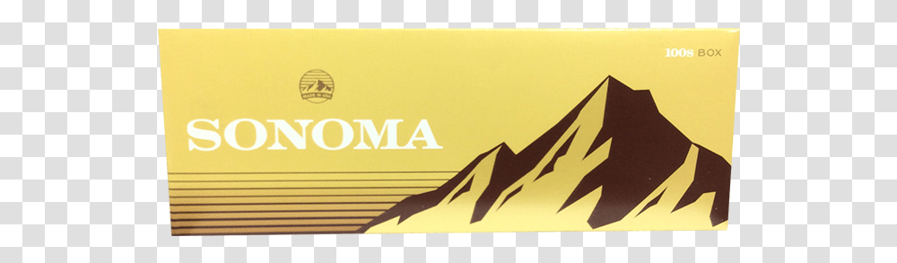 Sonoma Gold Box 100 S Ctn Sonoma Cigg Ultra Light, Paper, Poster, Advertisement Transparent Png